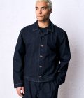 Giubbo corto denim riciclato DU26313 GAGGIO SCURO