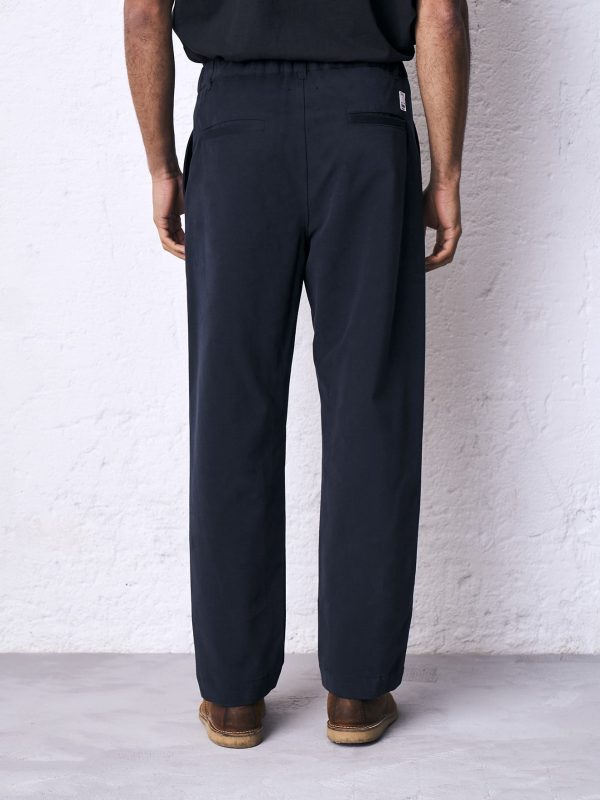 Pantalone dritto pinces irpido DU26339 LOREO Notte - immagine 3