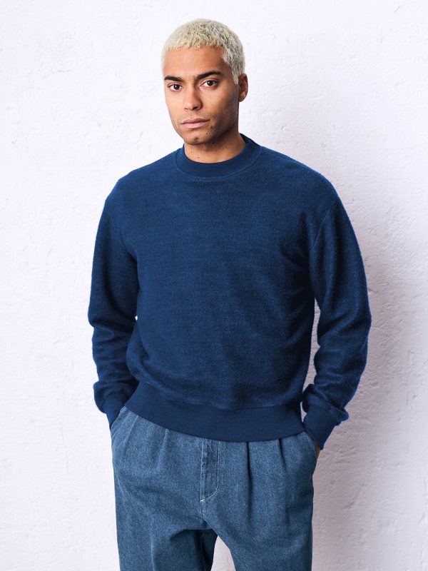 Maglia lana bamboo DU26366 PRUN Blu
