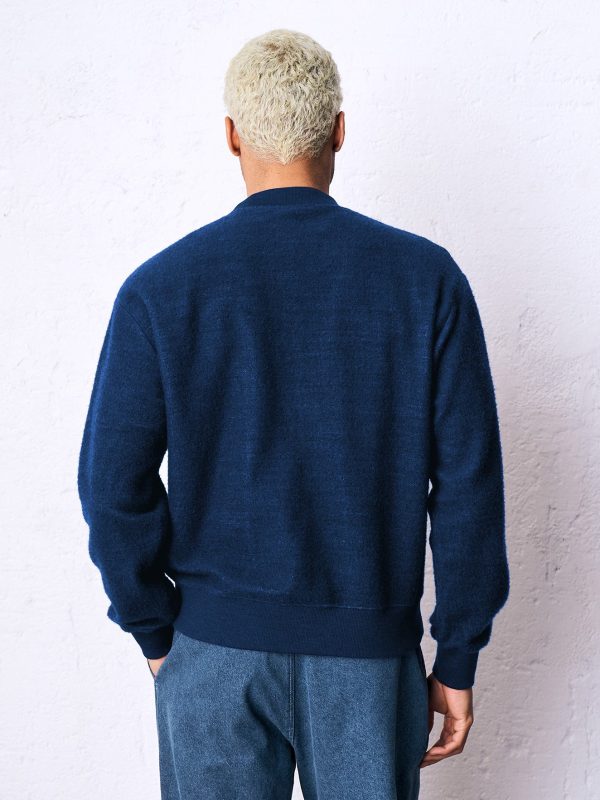 Maglia lana bamboo DU26366 PRUN Blu - immagine 2