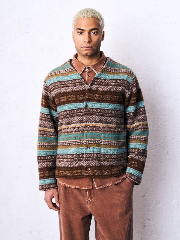 Cardigan lanacotta disegno DU26375 QUERO FANTASIA Bruciato