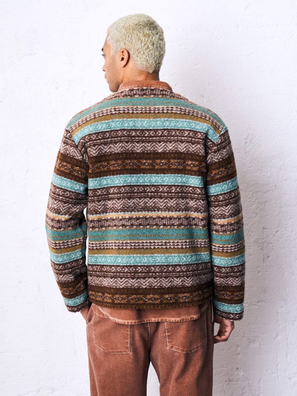 Cardigan lanacotta disegno DU26375 QUERO FANTASIA Bruciato - immagine 3