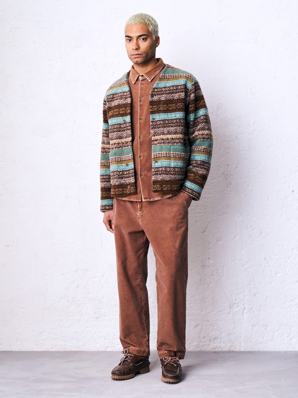 Cardigan lanacotta disegno DU26375 QUERO FANTASIA Bruciato - immagine 4