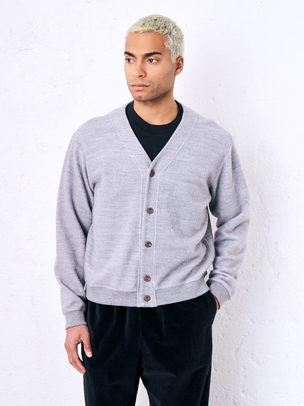 Cardigan over lana bamboo DU26376 FENER Gesso