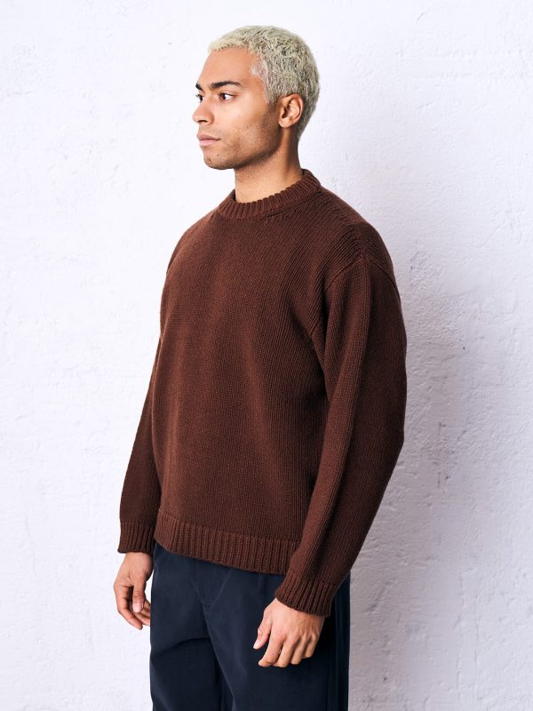 Maglione lana DU26384 OLLE Cacao - immagine 2